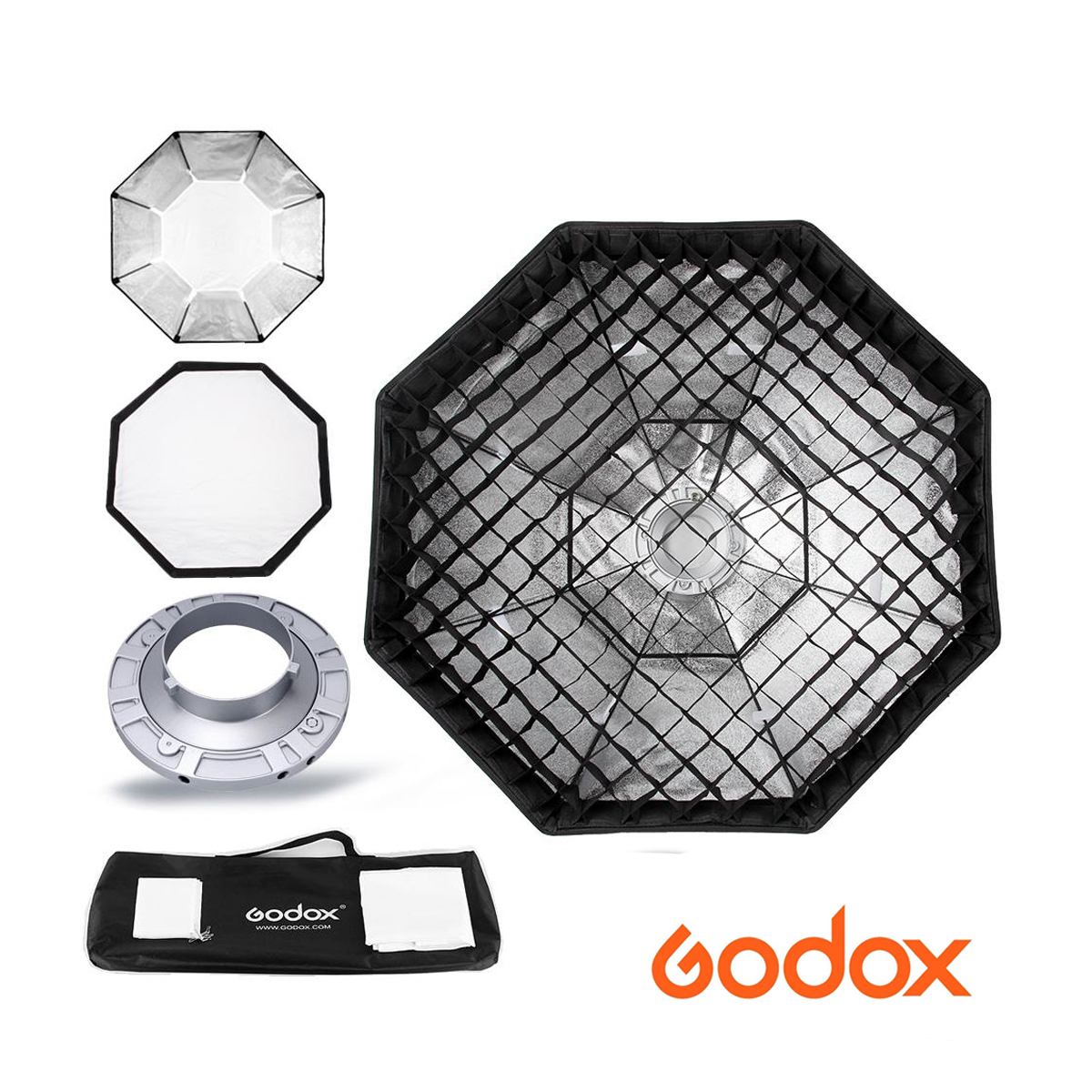 OCTOBOX GODOX 95 CM C/GRID BOWENS